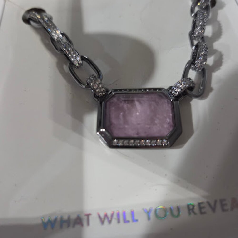 NK29682 MENTAL HEALTH COLOR CHANGING NECKLACE " A REFLECTION OF LOVE"